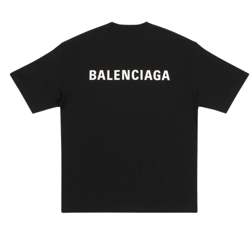Buy Balenciaga MEN'S LOGO T-SHIRT MEDIUM FIT IN BLACK | Krewsa South Africa
