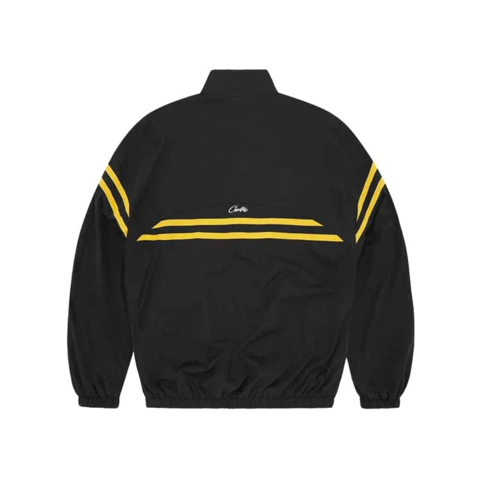 Buy Corteiz Striped Litework Jacket Black Yellow | Krewsa South Africa