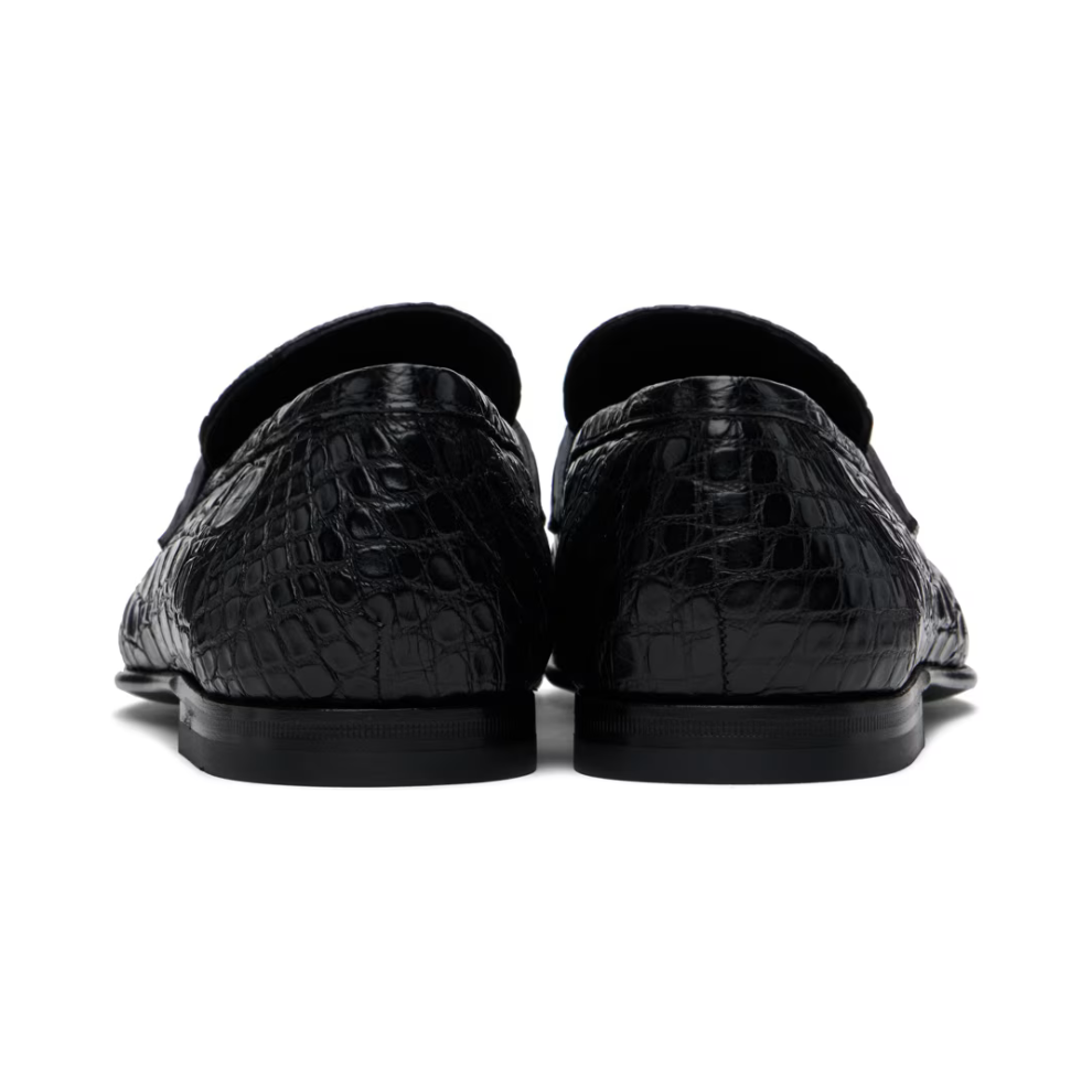 Buy FERRAGAMO Black Gin Lux Loafers | Krewsa South Africa