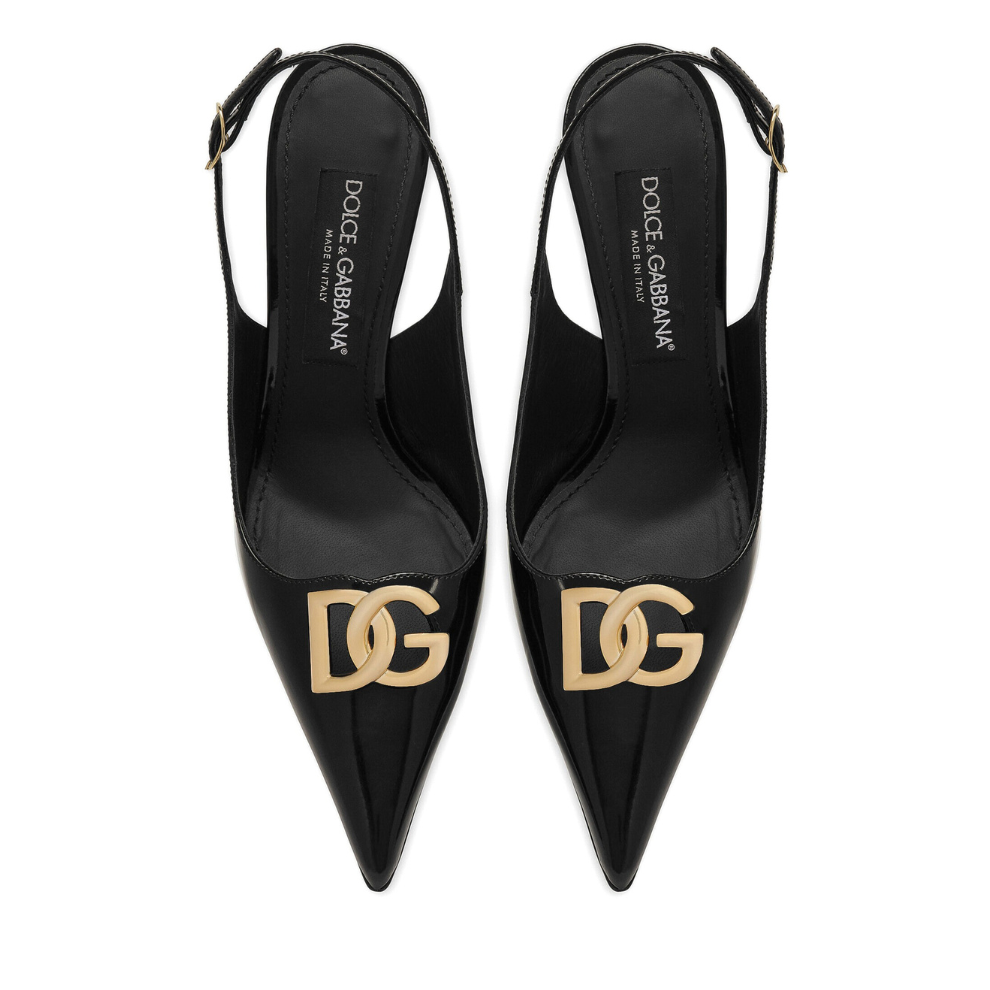 Buy Dolce & Gabbana Polished calfskin slingbacks | Krewsa South Africa