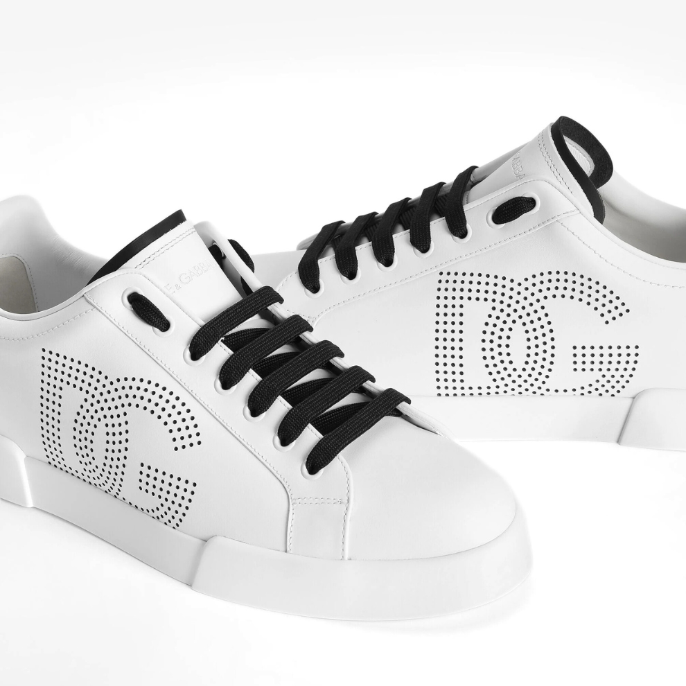 Buy DOLCE & GABBANA Calfskin nappa Portofino sneakers with DG logo print | Krewsa South Africa