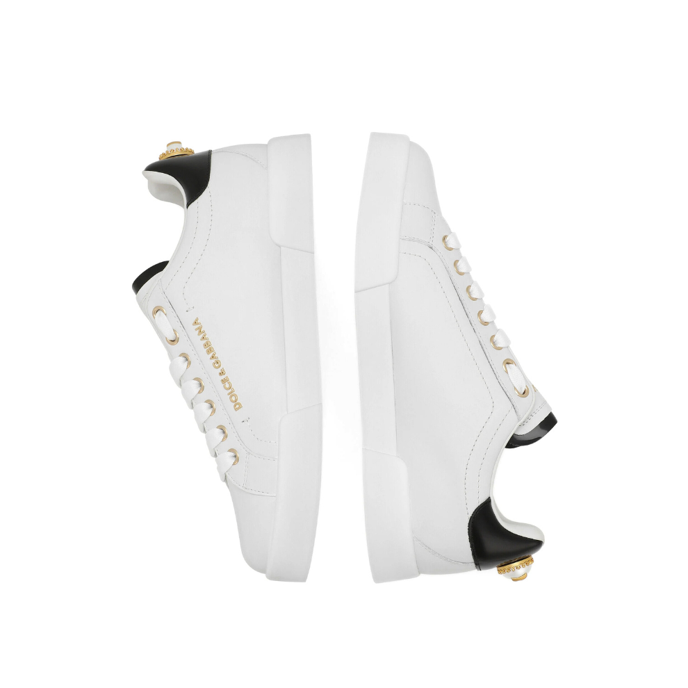 Buy DOLCE & GABBANA Portofino logo-tag leather sneakers | Krewsa South Africa