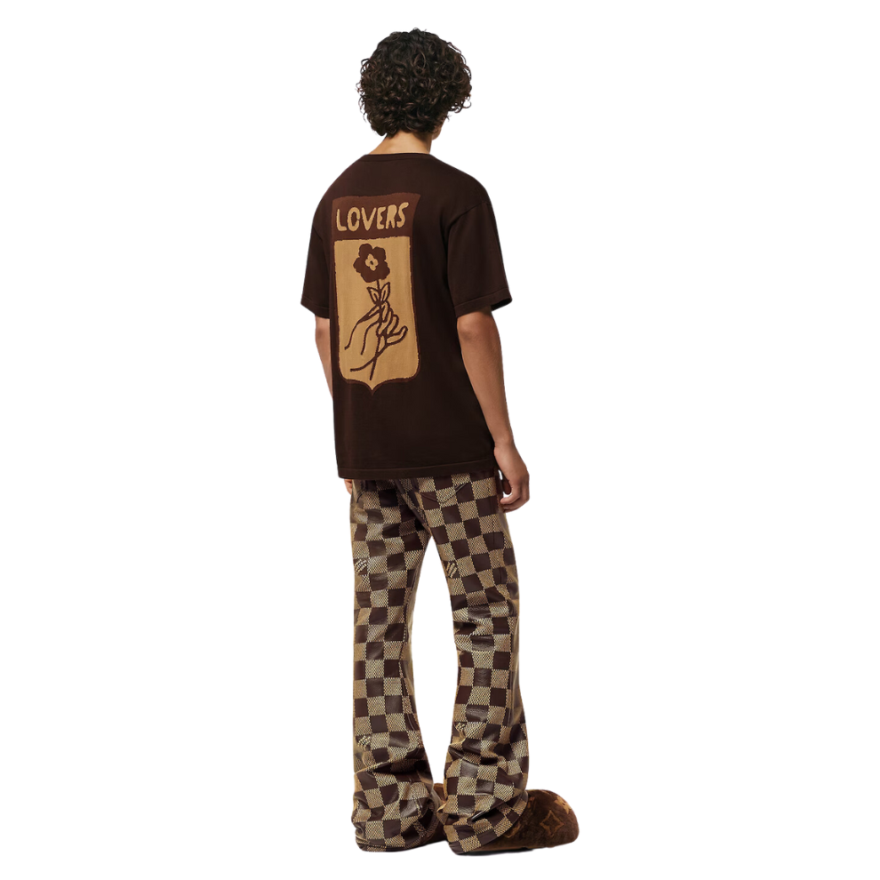 Buy LOUIS VUITTON Short-Sleeved Cotton Intarsia Crewneck | Krewsa South Africa