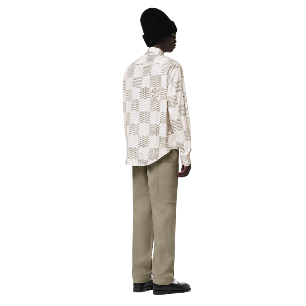 Buy LOUIS VUITTON Damier Long-Sleeved Classic Cotton Shirt | Krewsa South Africa