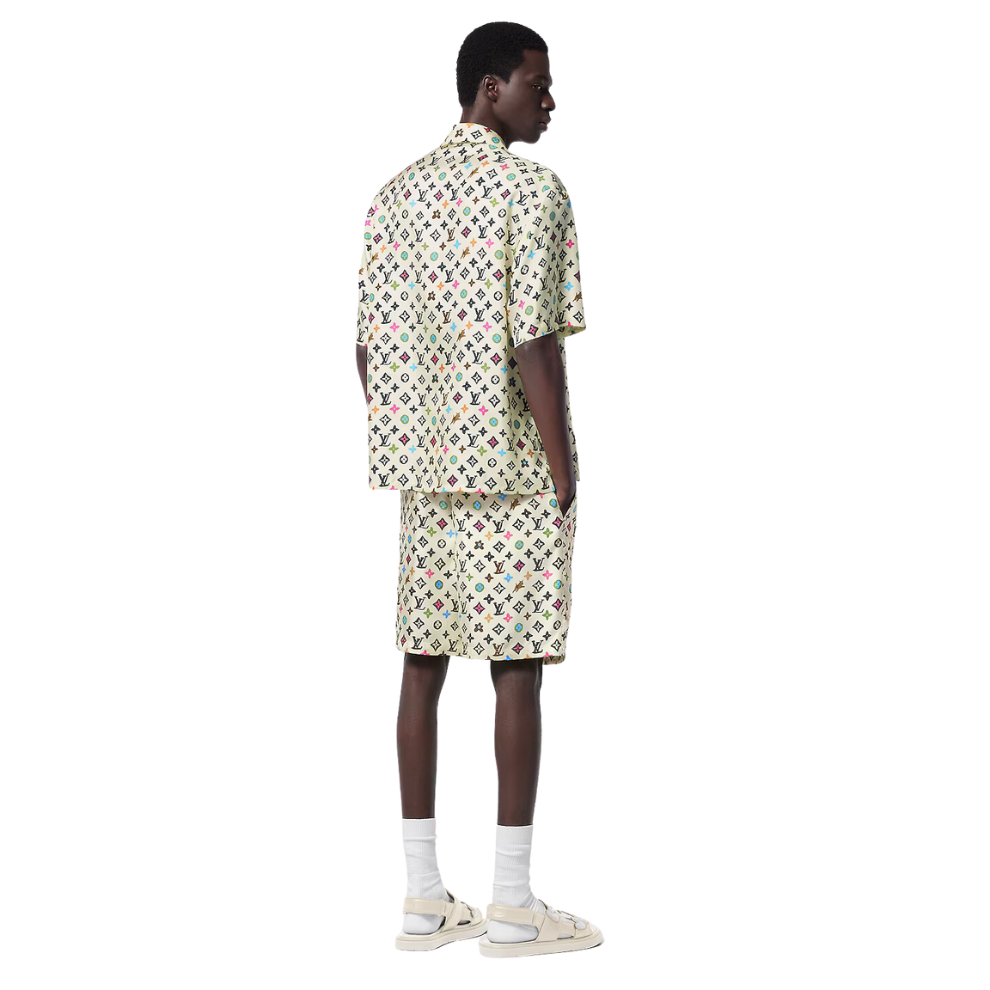 Buy LOUIS VUITTON Monogram Printed Short-Sleeved Silk Shirt | Krewsa South Africa