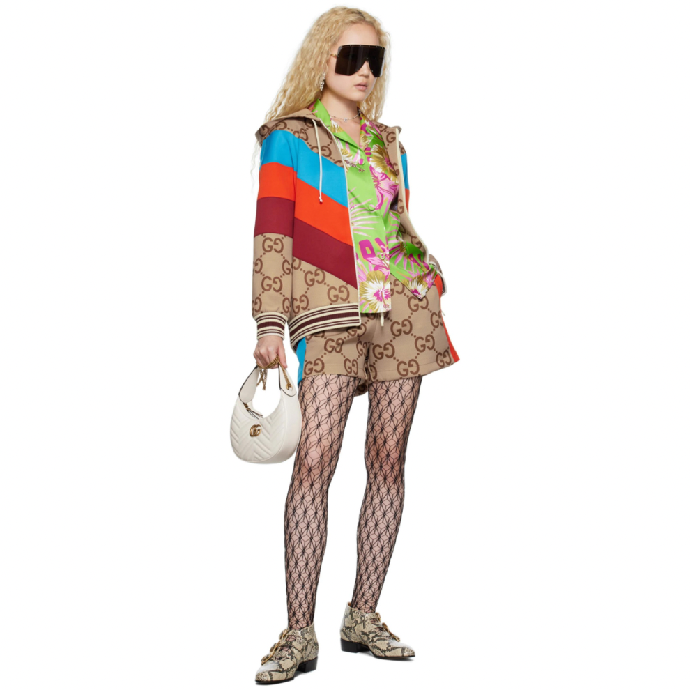 Buy GUCCI Beige Jumbo GG Chevron Web Jacket | Krewsa South Africa
