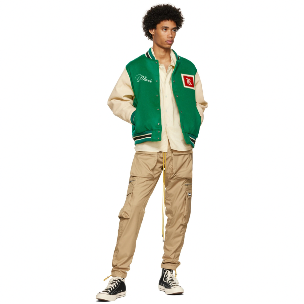 Buy RHUDE Green Varsity Jacket | Krewsa South Africa