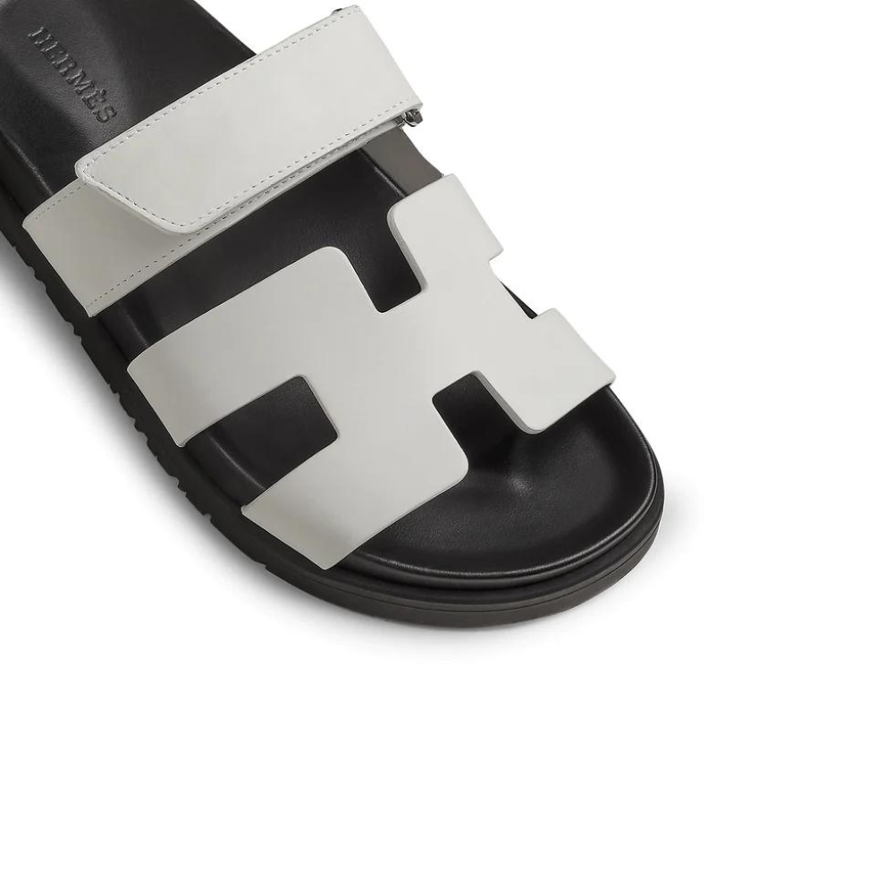 Buy HERMES PARIS CHYPRE WHITE BLACK SANDAL | Krewsa South Africa