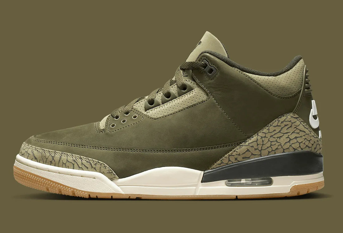 Air Jordan 3 ‘Medium Olive / Family Affair | Krewsa | South Africa