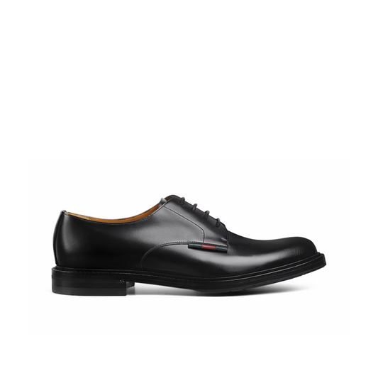 Buy Gucci Men's lace-up shoe with leather Web | Krewsa South Africa