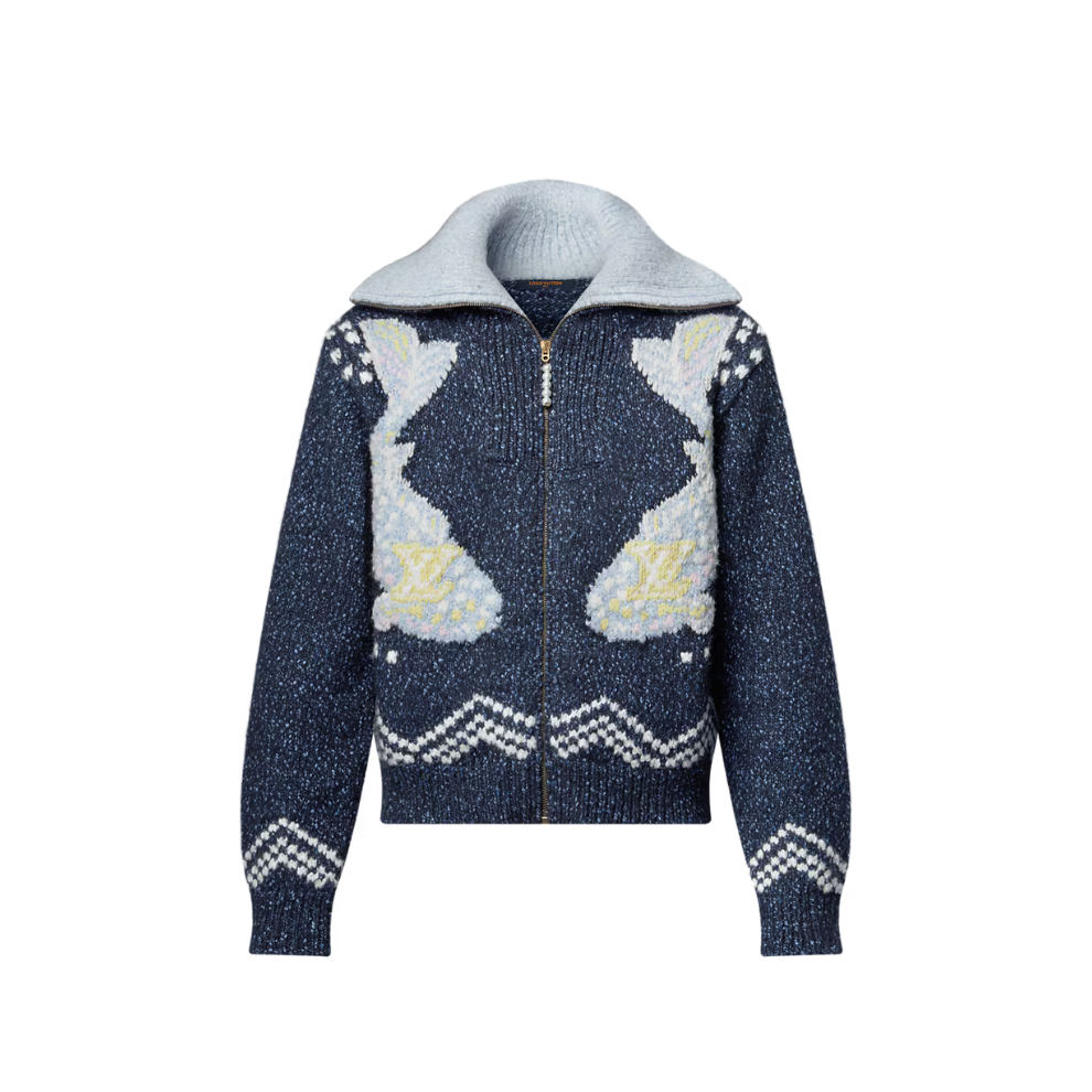 Buy LOUIS VUITTON Zippered Knitted Blouson | Krewsa South Africa