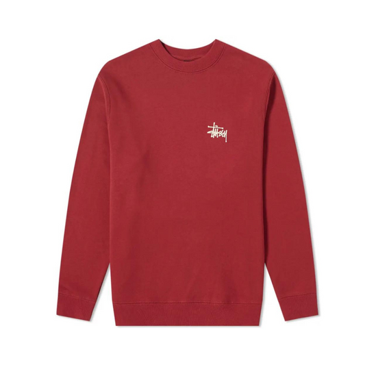 Buy STUSSY BASIC CREW SWEAT Wine | Krewsa South Africa