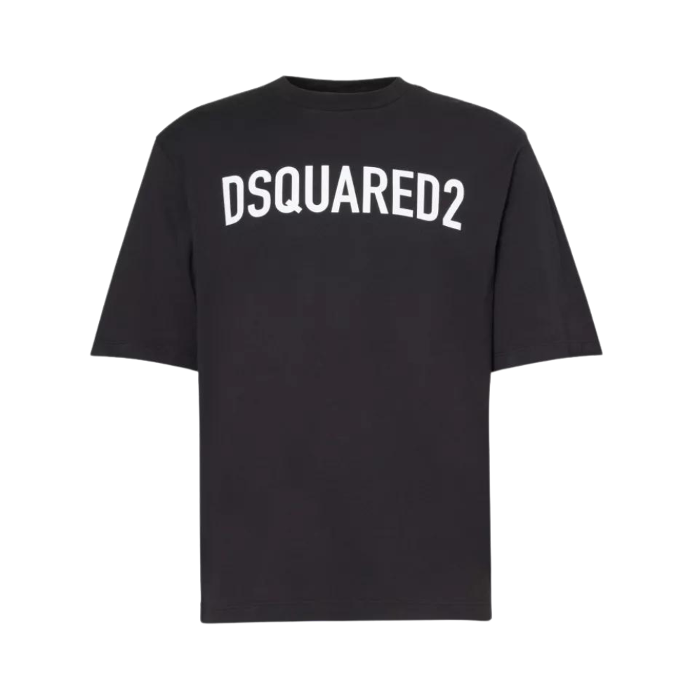 Buy DSQUARED2 Brand-print crewneck regular-fit cotton-jersey T-shirt | Krewsa South Africa