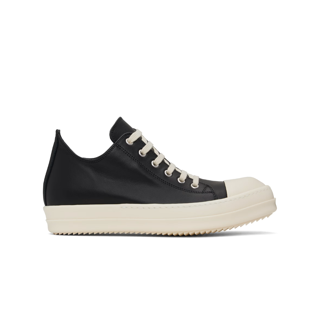 Buy Rick Owens Black Hollywood Low Sneaks Sneakers | Krewsa South Africa