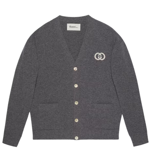 Buy GUCCI KNIT WOOL CARDIGAN WITH INTERLOCKING G | Krewsa South Africa