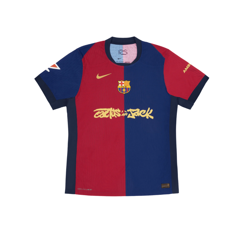 Buy FC BARCELONA 2024/25 MATCH HOME X CACTUS JACK JERSEY | Krewsa South Africa
