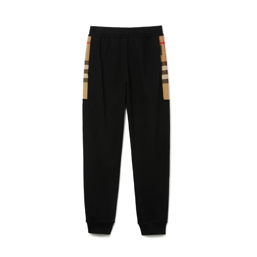Buy Burberry Check Panel Cotton Jogging Pants | Krewsa South Africa