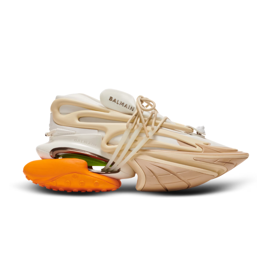 Buy BALMAIN Unicorn sneakers in neoprene and leather | Krewsa South Africa