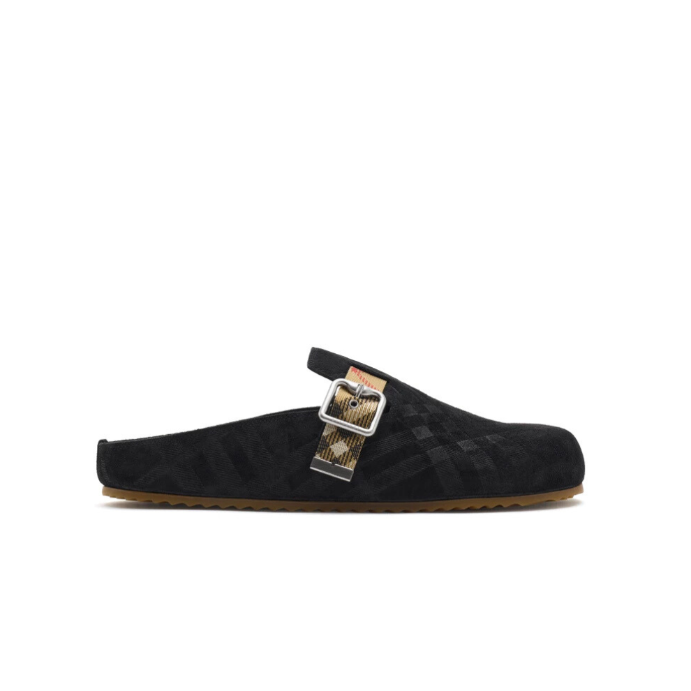 Buy Burberry Check Suede Urchin Clogs | Krewsa South Africa