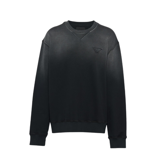 Buy PRADA Oversized garment-dyed cotton sweatshirt | Krewsa South Africa