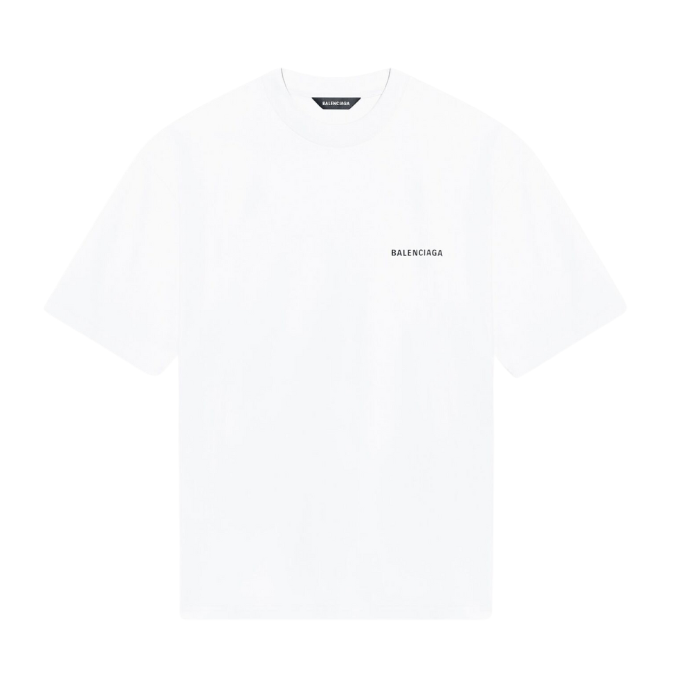 Buy Balenciaga MEN'S LOGO T-SHIRT MEDIUM FIT IN WHITE | Krewsa South Africa