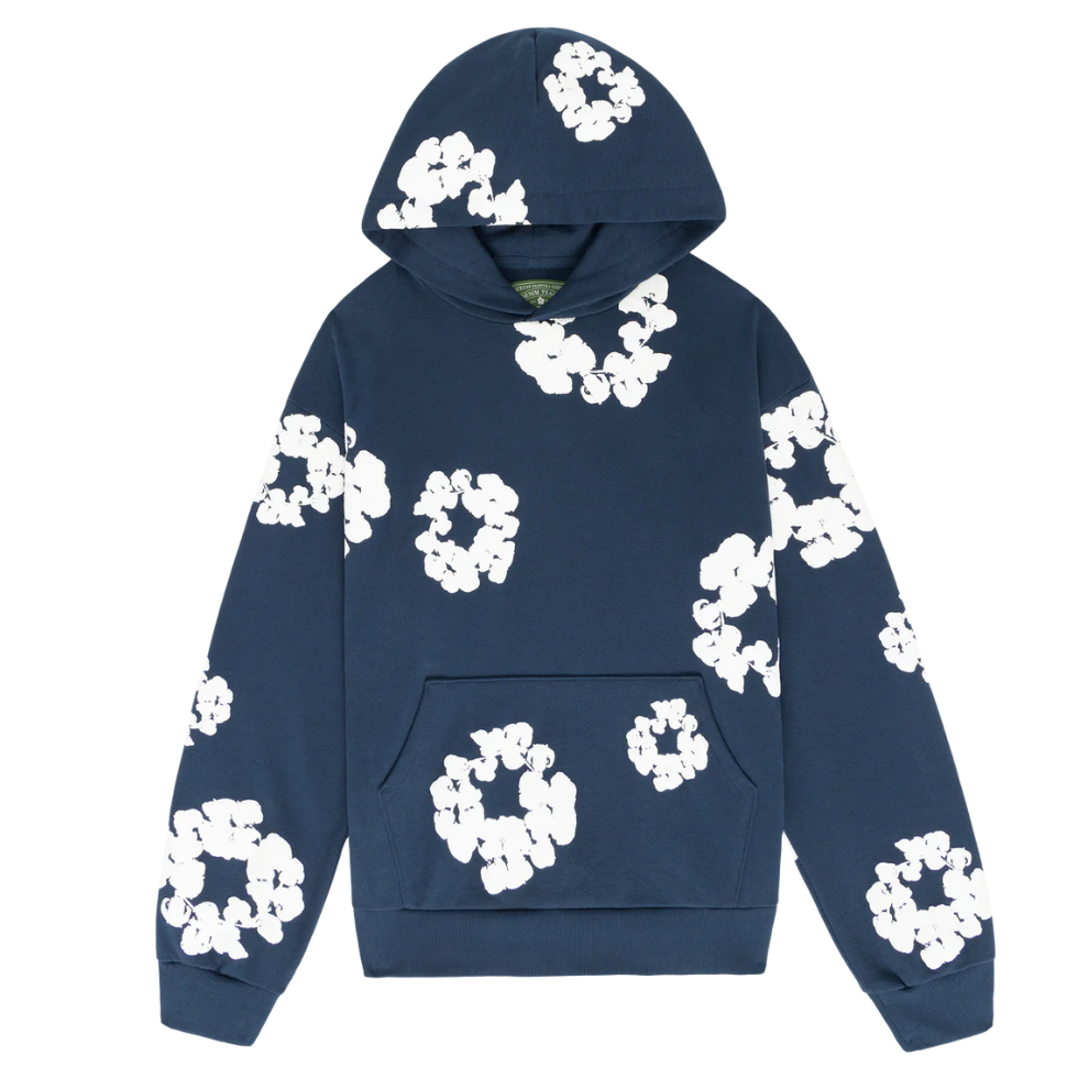 Buy Denim Tears (The Cotton Wreath) Sweatshirt Navy | Krewsa South Africa
