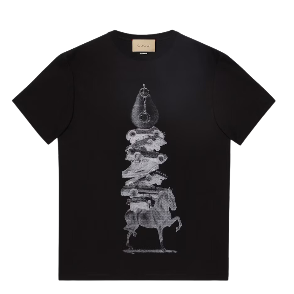 Buy GUCCI COTTON JERSEY PRINTED T-SHIRT | Krewsa South Africa