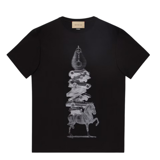 Buy GUCCI COTTON JERSEY PRINTED T-SHIRT | Krewsa South Africa