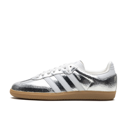Buy Adidas Samba OG WMNS "Silver Metallic Cracked Leather" | Krewsa South Africa