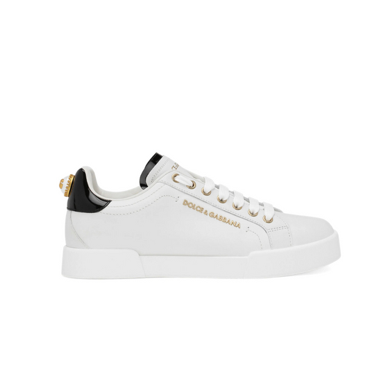 Buy DOLCE & GABBANA Portofino logo-tag leather sneakers | Krewsa South Africa