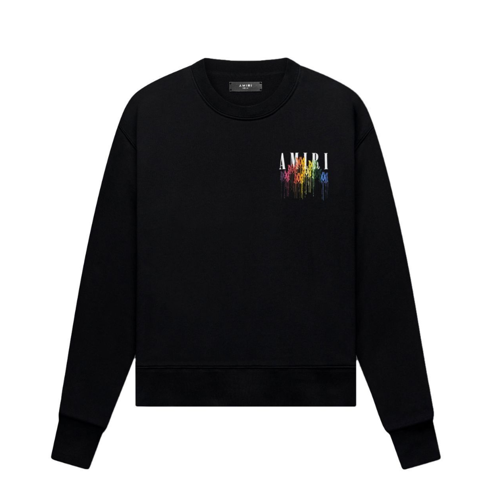 Buy AMIRI Drip Ogo-Print Sweatshirt - Black | Krewsa South Africa