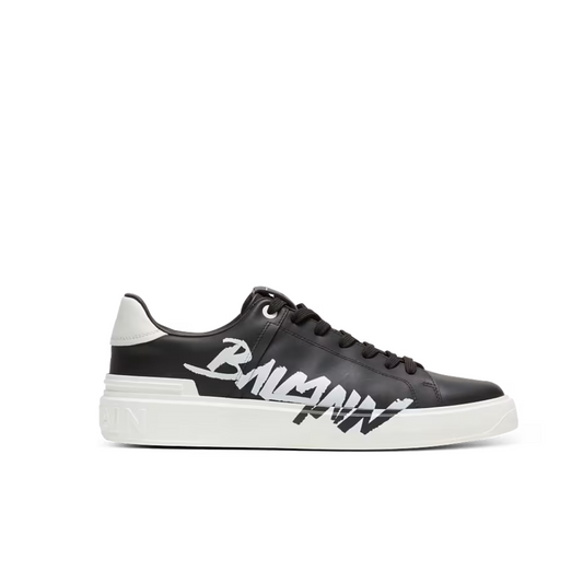 Buy Balmain B-Court printed leather sneakers | Krewsa South Africa