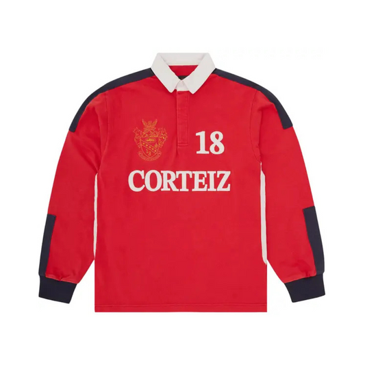 Buy Corteiz Paneled Rugby 'Red' | Krewsa South Africa