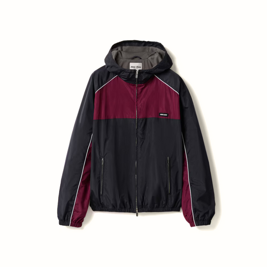 Buy MIU MIU Technical silk zipper blouson jacket | Krewsa South Africa