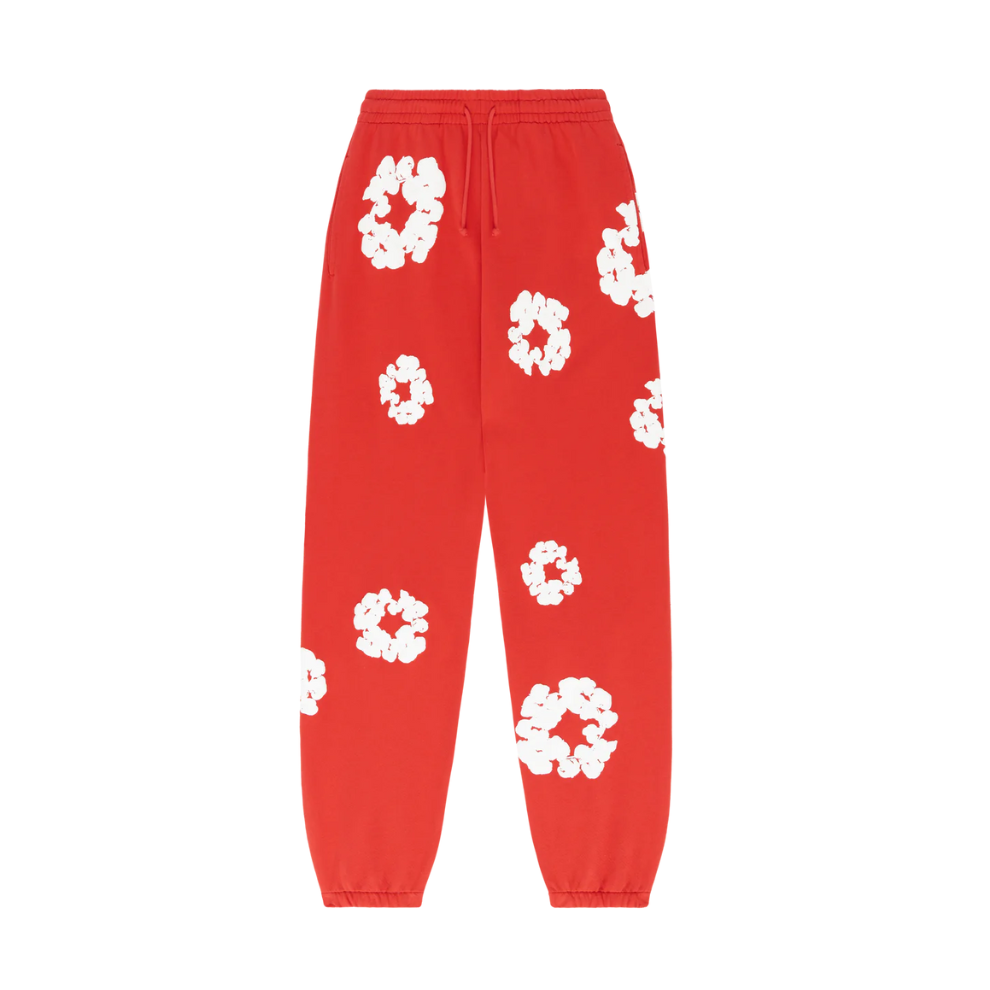 Buy Denim Tears (The Cotton Wreath) Sweatpants Red | Krewsa South Africa