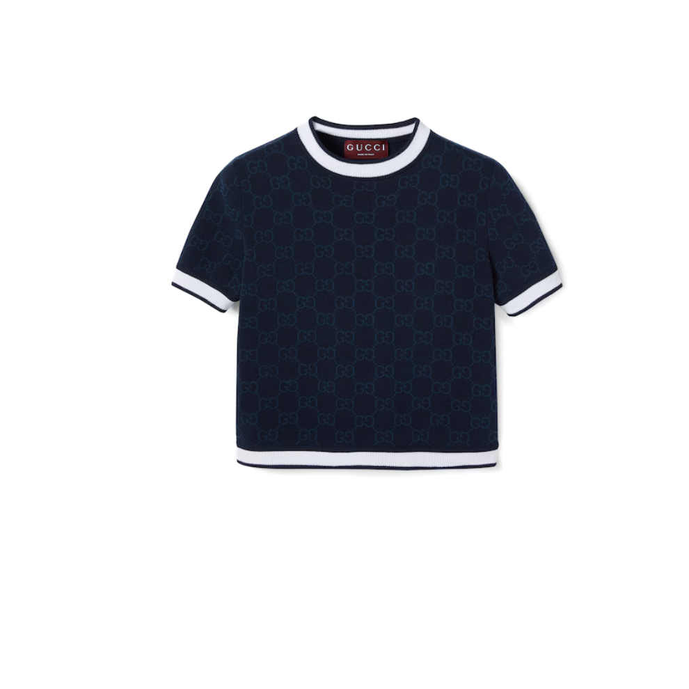 Buy GUCCI GG fine cotton jacquard top | Krewsa South Africa