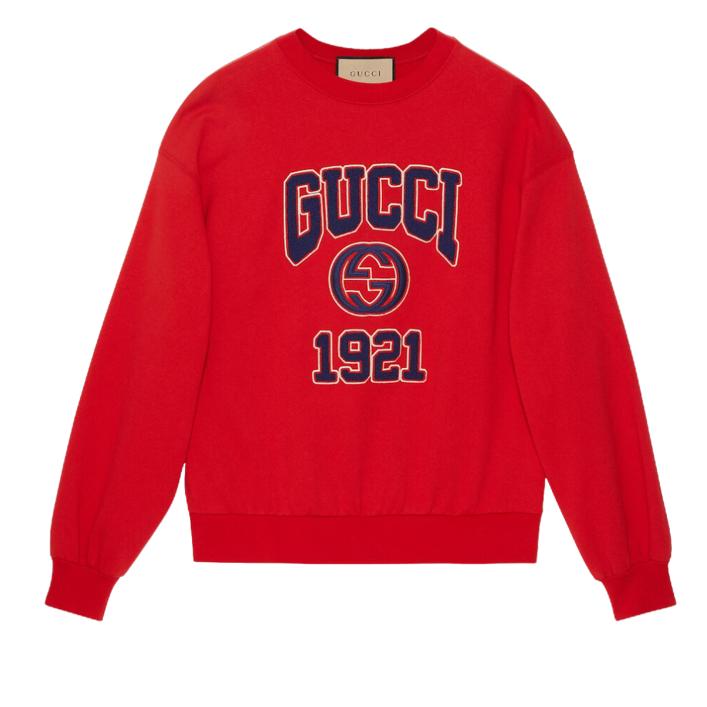Buy GUCCI COTTON JERSEY SWEATSHIRT WITH EMBROIDERY | Krewsa South Africa
