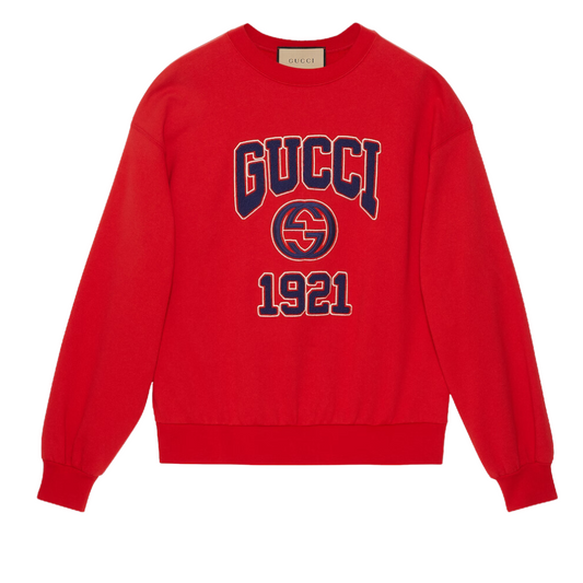 Buy GUCCI COTTON JERSEY SWEATSHIRT WITH EMBROIDERY | Krewsa South Africa