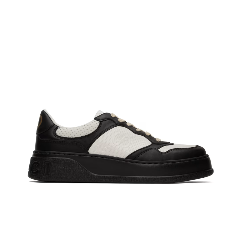 Buy GUCCI Black & White Embossed Sneakers | Krewsa South Africa