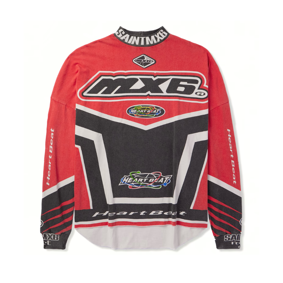 Buy SAINT MXXXXXX MX6 Motocross Race Logo-Print Cotton-Jersey T-Shirt | Krewsa South Africa