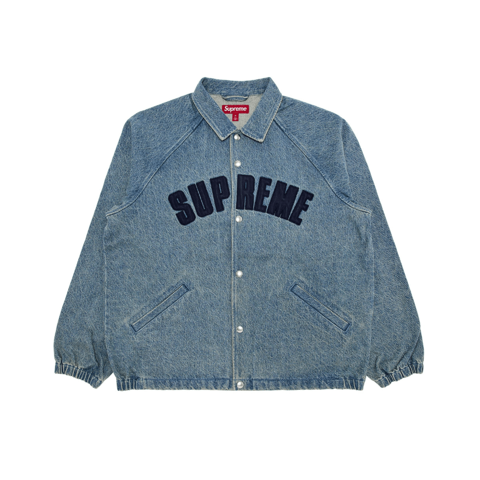 Buy Supreme Arc Denim Coaches Jacket 'Washed Indigo' | Krewsa South Africa