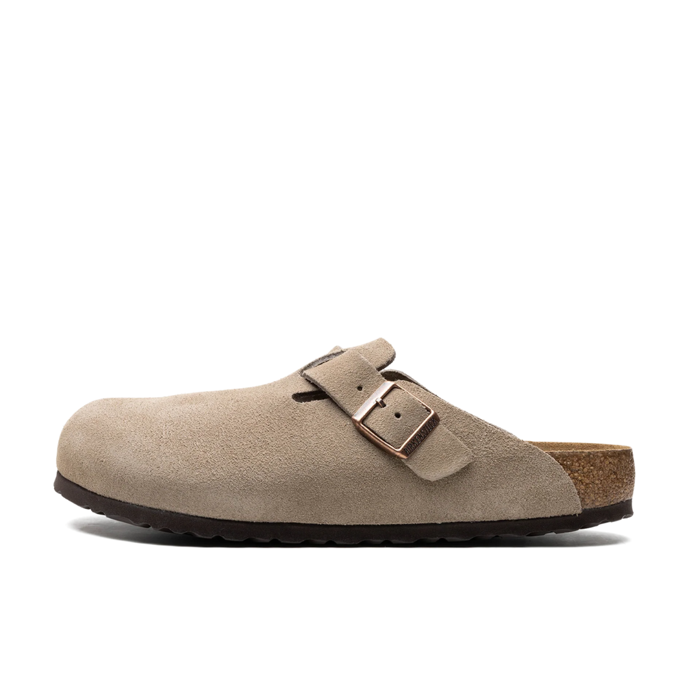 Buy Birkenstock Boston Soft Footbed "Suede Taupe" | Krewsa South Africa