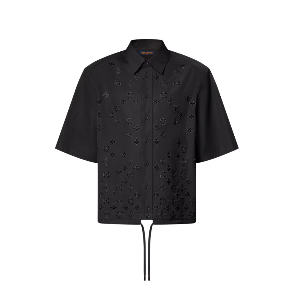Buy Louis Vuitton Monogram Flowers Embroidered Short-Sleeved Shirt | Krewsa South Africa