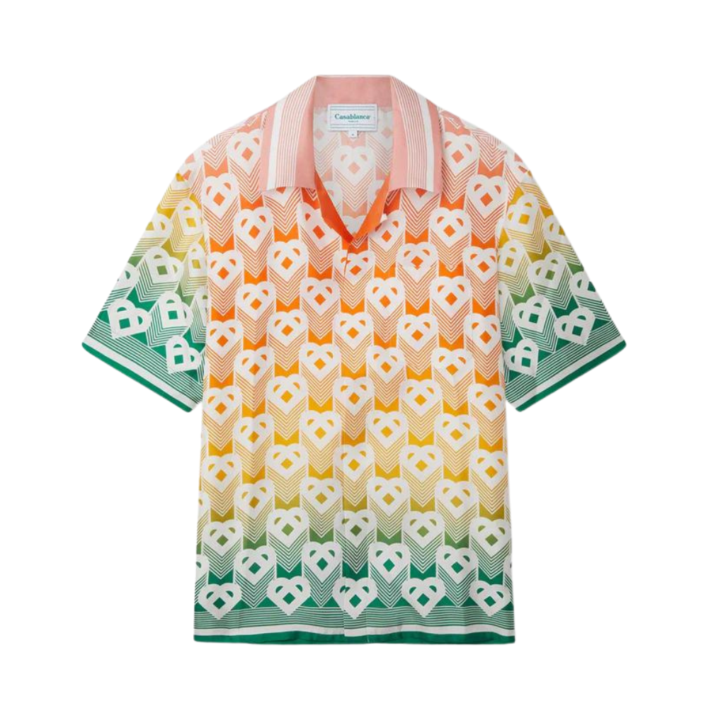 Buy CASABLANCA Gradient Heart Monogram Silk Shirt | Krewsa South Africa