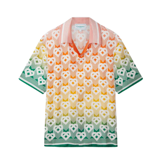 Buy CASABLANCA Gradient Heart Monogram Silk Shirt | Krewsa South Africa