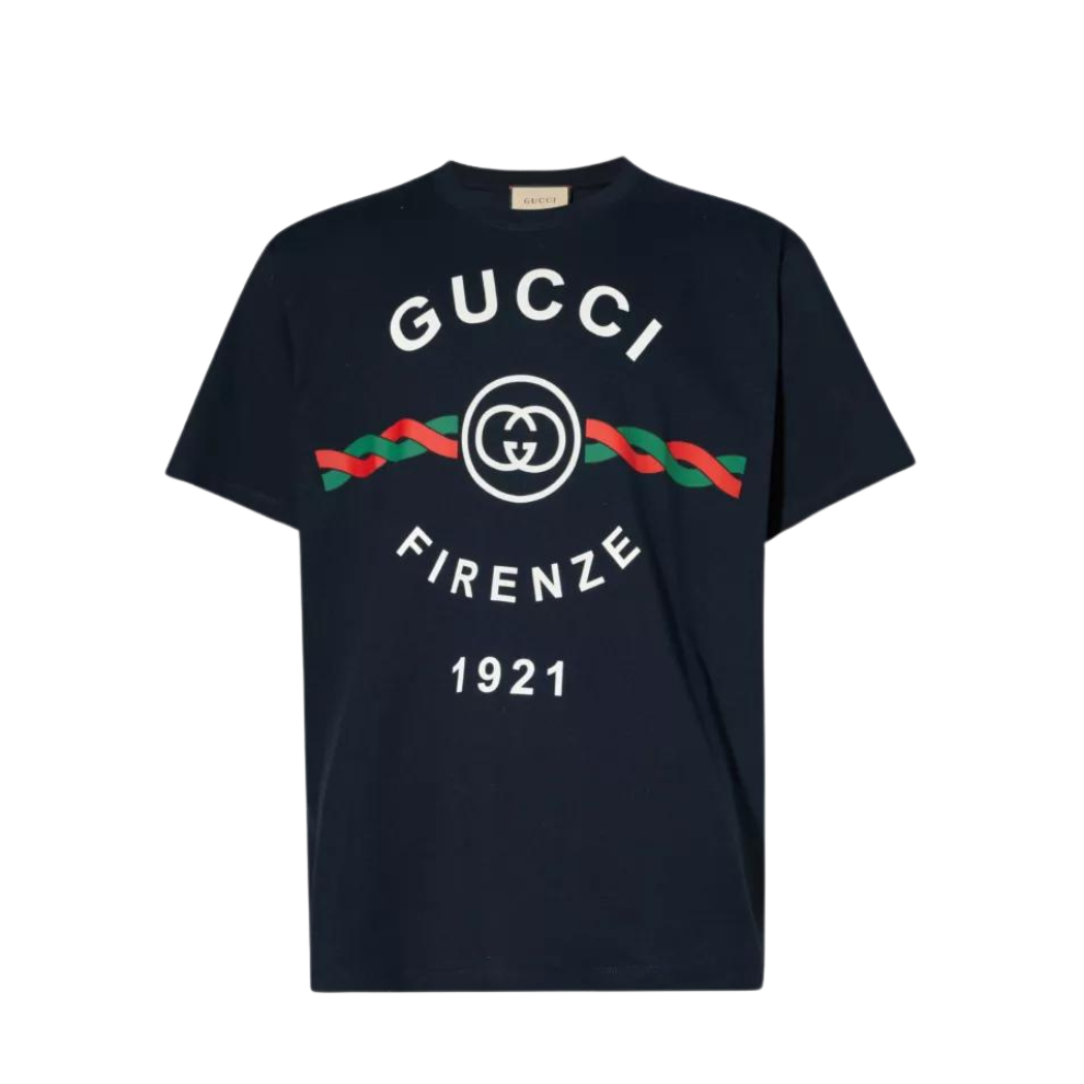 Buy GUCCI Brand-print relaxed-fit cotton-jersey T-shirt | Krewsa South Africa