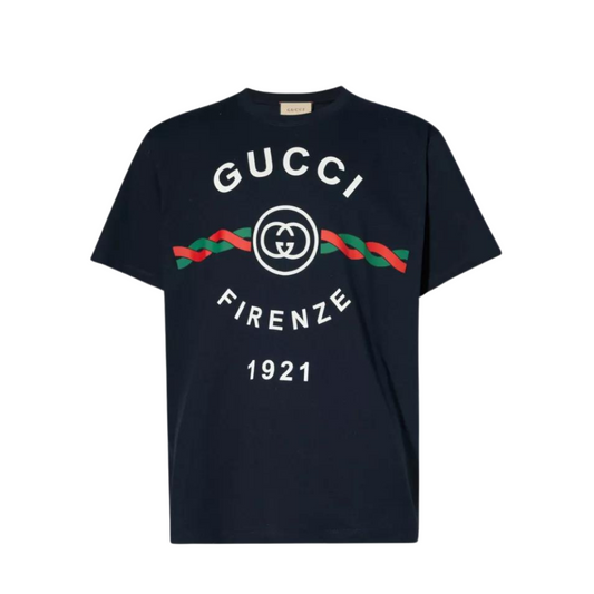Buy GUCCI Brand-print relaxed-fit cotton-jersey T-shirt | Krewsa South Africa