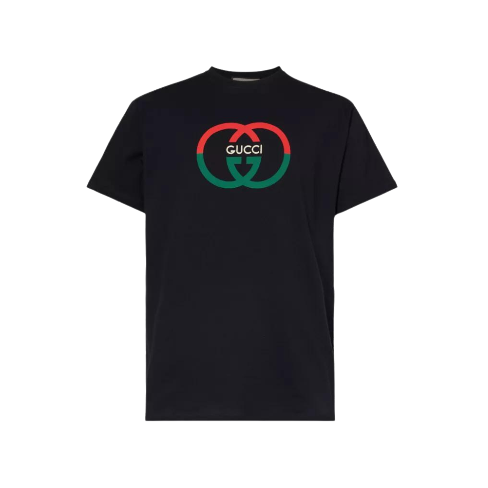 Buy GUCCI Interlocking G-print crewneck cotton-jersey T-shirt | Krewsa South Africa