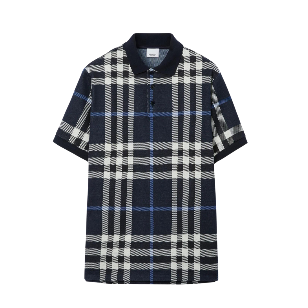 Buy BURBERRY Check Cotton Polo | Krewsa South Africa