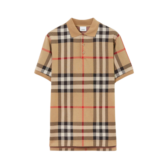 Buy BURBERRY Check Cotton Polo | Krewsa South Africa
